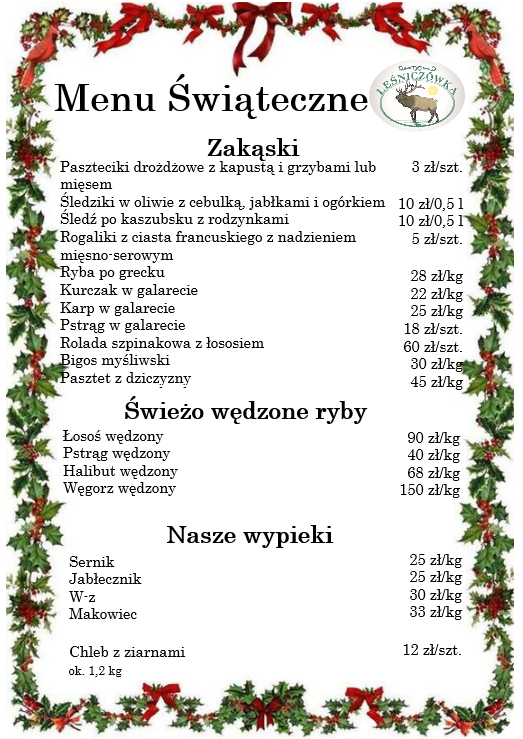 menu świąteczne 2